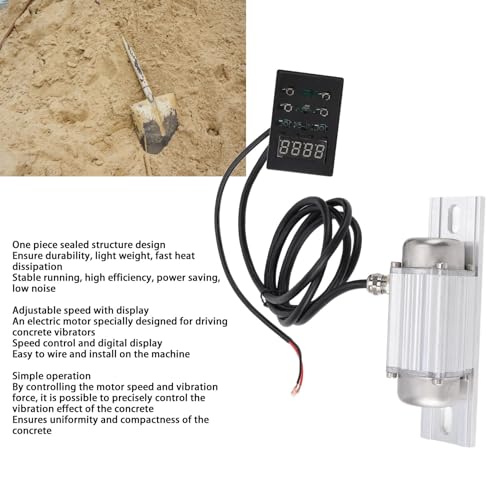 Motor de vibración para hormigón IP65 impermeable de aleación de aluminio 30W 5