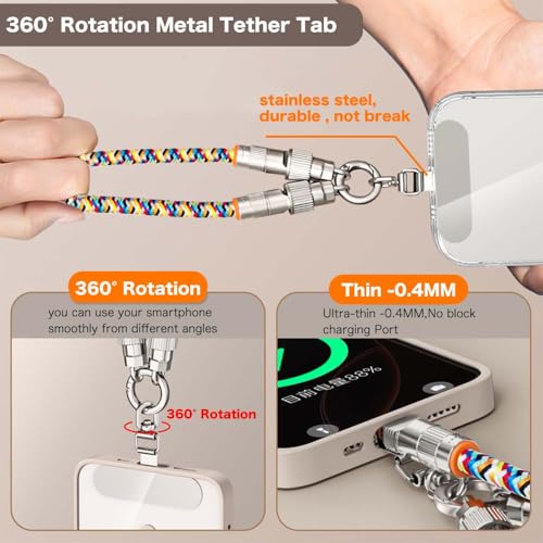 Cordon USB C de téléphone avec câble de charge et attache métal - 3