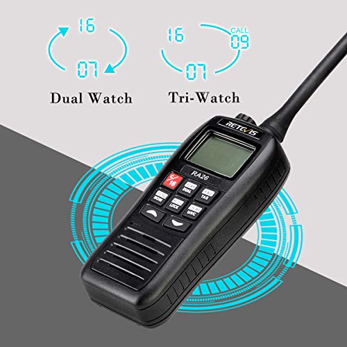 Retevis RA26 Handheld VHF Radio Marine, IP67 Waterproof Walkie Talkie, Floating, 88 Channels USB Charging - Image 4
