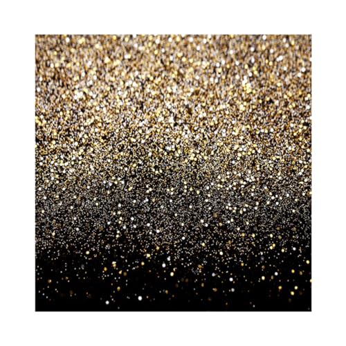 VILLCASE Fondo de Fotografía de Poliéster 200x200cm Diseño de Estrellas Brillantes para Estudio Interior y Decoración Profesional de Sesiones Fotográficas