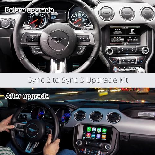 Sync 2 to Sync 3 Upgrade kit,Sync 3 APIM GPS Navigation Module Compatible with 2015-2017 Mustang and 2012-2016 Focus MKC, Shipped from USA - Thumbnail 4