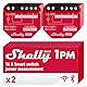 Shelly 1PM Gen3 | WLAN Smart Relais-Schalter mit Strommessung - 16A | Lichtsteuerung | Alexa & Google Home | iOS- Android-App | Hausautomation | Kein Hub erforderlich (2 Stück)