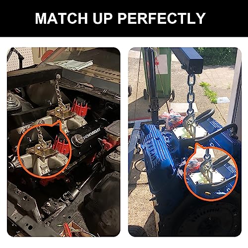 Lifgarfe FBAS22 Engine Lifting Plate Bracket Motor Engine Lifting Bracket Carb Carburetor Hoist Sbc Bbc Fit thumb #5