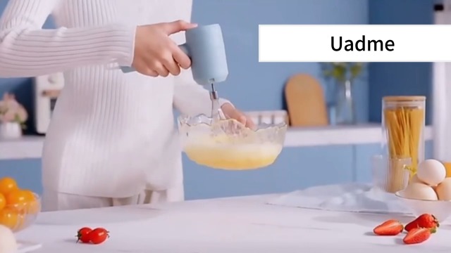 Mini Elektrischer Schneebesen 20W USB Wiederaufladbar - Handmixer Für Soßen Kuchen Eiercreme Grün