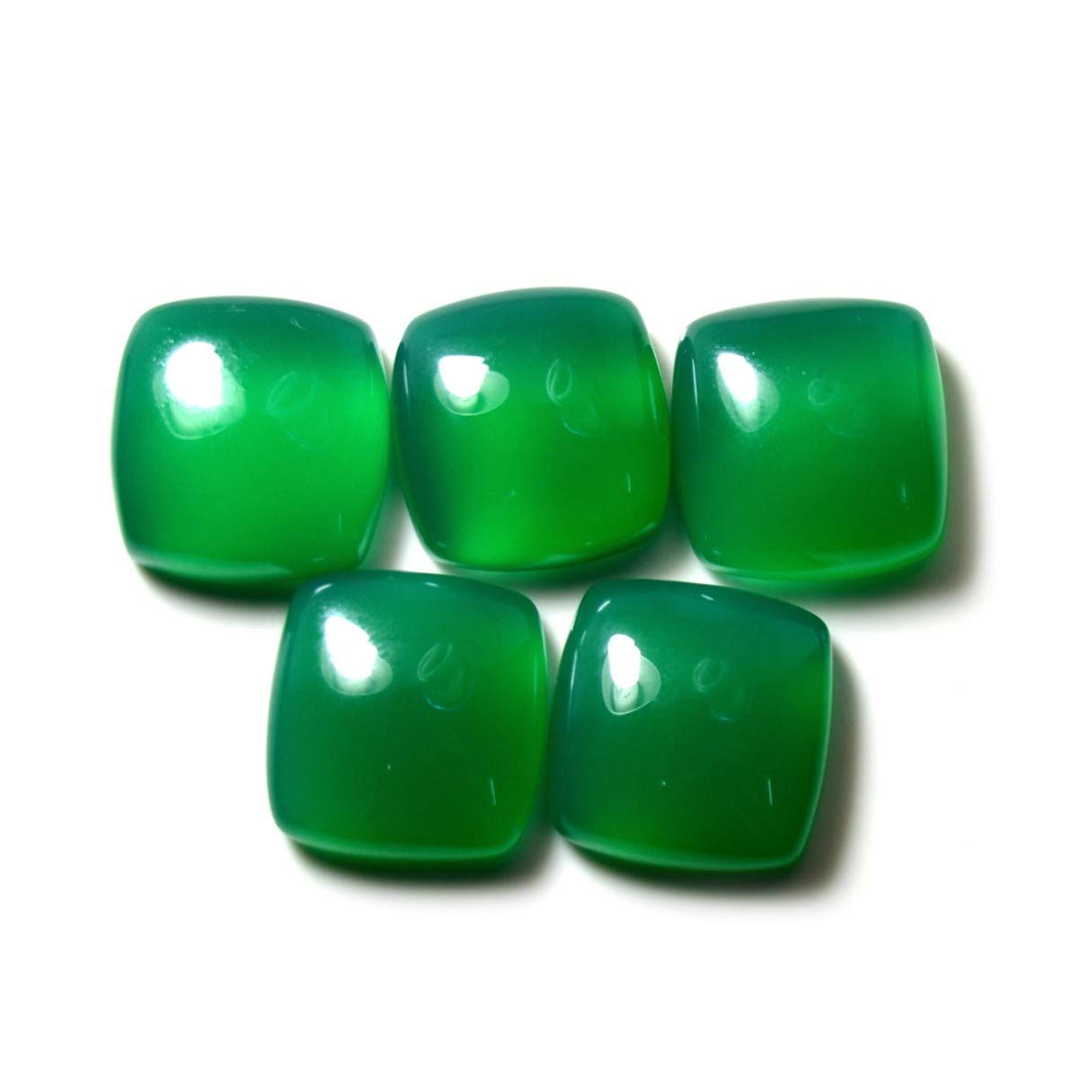 Coussin vert naturel d'exception finition Onyx Vert durable