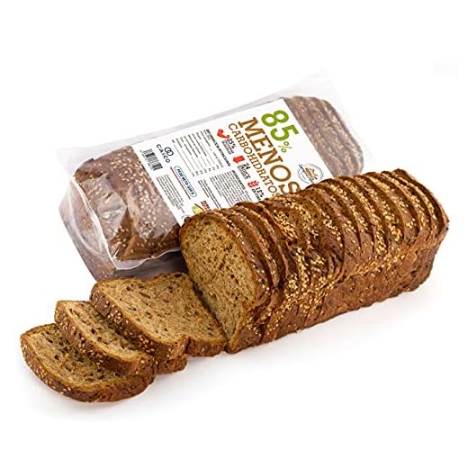 Pan Proteico SiempreTierno XXL 500 grs · Pan Keto Proteinado Bajo en Carbohidratos · 25% de Proteínas · Ideal dietas Hipocalóricas y Altas en Proteínas KETO · Dura hasta 270 días sin frio.