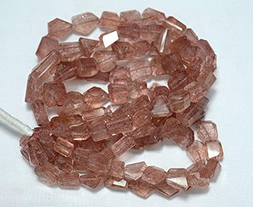 Quartz step cut tumbles pour remplacer les perles synthétiques ternes