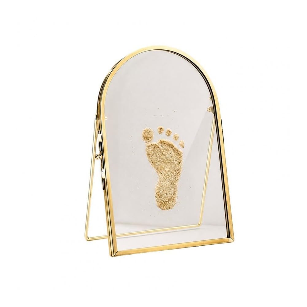 Kit for impronte di mani di bambini, cornice for display ricordo di sabbia marina fai-da-te(L)