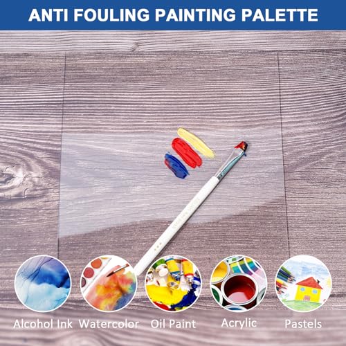 6 Pack Clear Plexiglass Sheets 8×10×0.04In Thin PET Plexi Glass Sheets for Craft Projects Easy-Process Transparent Flexible Plastic Blanks Sheeting for Picture Frames - Image 6