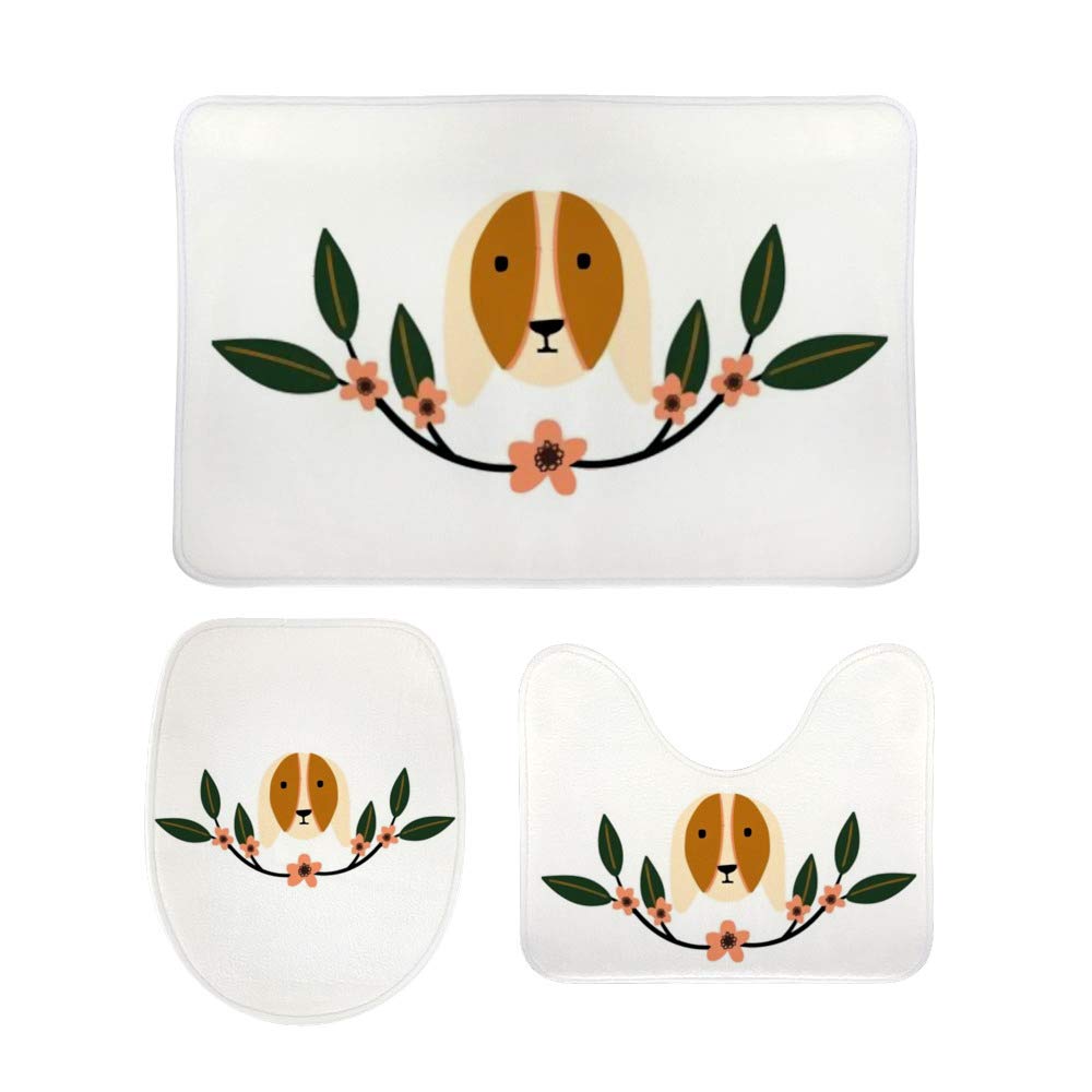 Tapis de bain antidérapant hamster pour éviter les glissades sur sol mouillé