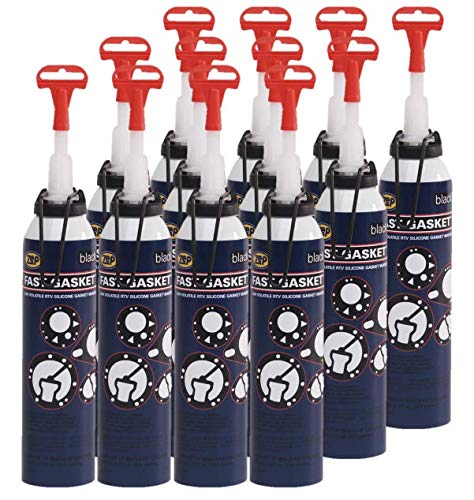 Fast Gasket-Black, Sellador de Silicona, Pack de 12 miniatura 1