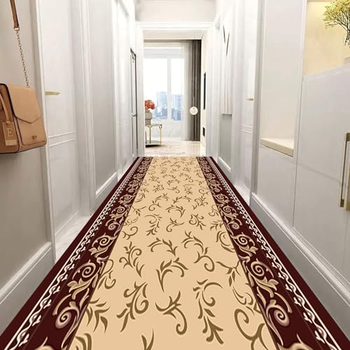 Alfombra de pasillo larga para la entrada y el cuarto de lavado moderno 5
