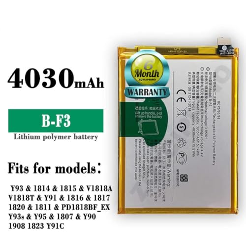 Image of Original B-F3 Battery for Vivo Y91 Y91i Y13 /1814 /1815 / VI818A VI818T /Y91 / 1816 /1817 / 1820 /1811 / PD1818BF / EX Y935 / Y95 / 1817 /Y90 / 1823 /Y91C Battery with 6 Month Warranty **(B229)