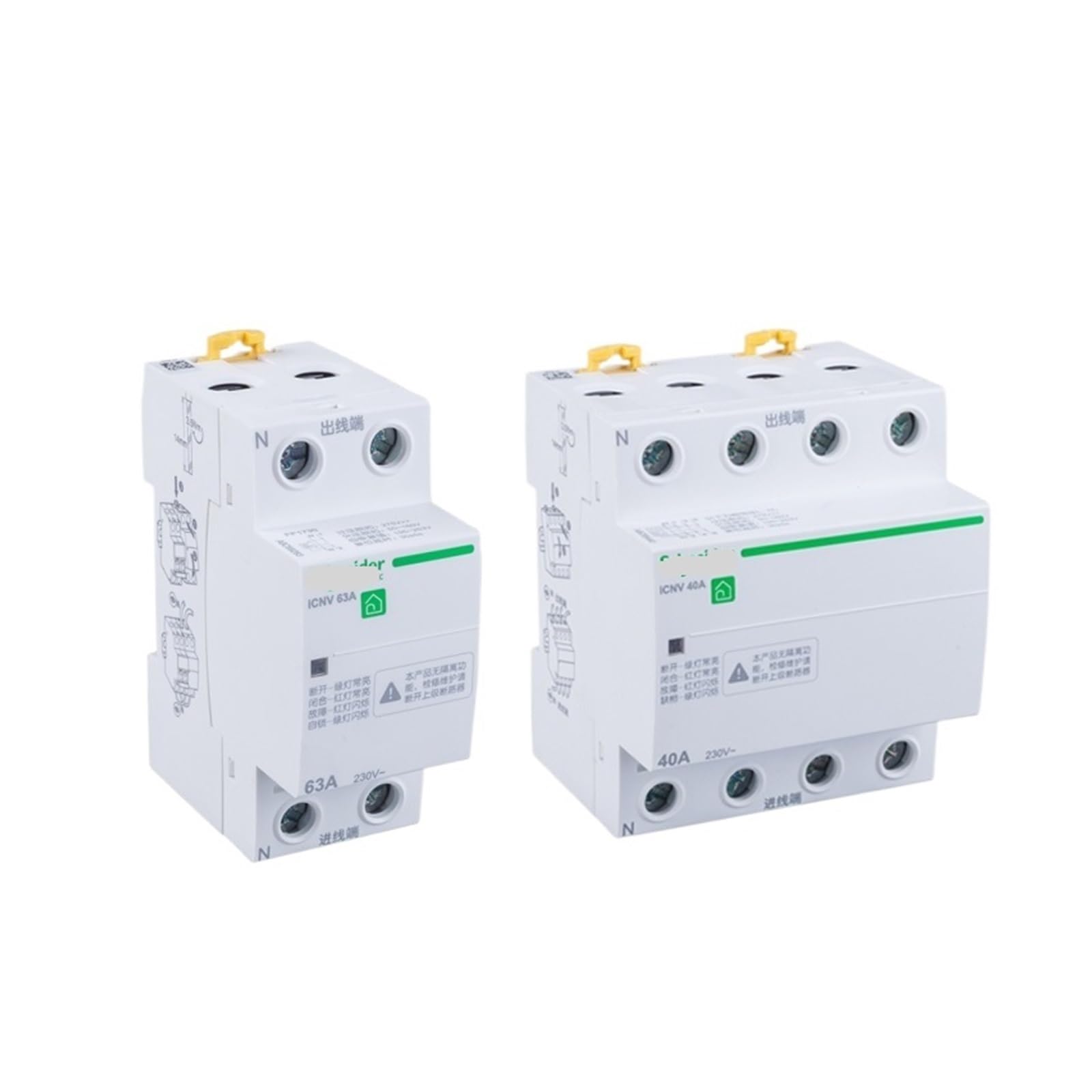 Protecteur électrique contre les surtensions triphasé ICNV 4P pour installation haut de gamme