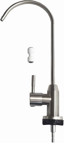 Grifo de filtro de agua de cocina, grifo de agua potable 100% sin plomo, se adapta a la mayoría de unidades de ósmosis inversa o sistema de