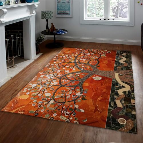 Tapis d'extérieur lavable Klimt 60x90cm résistant pour balcon et terrasse