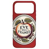 イブは額入りアート 聖書のアダムとイブとリンゴ スマホケース iPhone 17 Pro Max 用