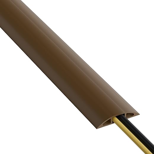 D-Line 6ft Brown Floor Cord Cover Protector