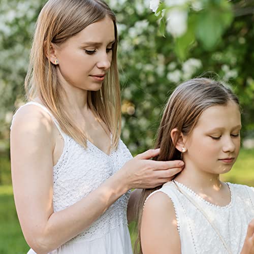 28 Pairs Clip On Earrings Non Piercing Earrings Hypoallergenic Animal Butterfly Rainbow Flower Mixed Color Painless Non-Piercing Earrings Pack2