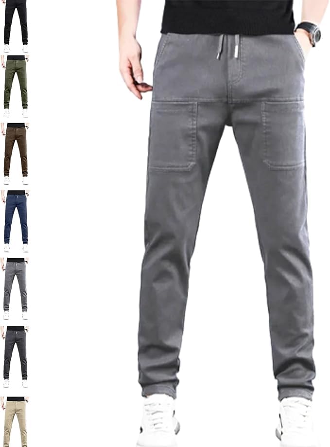 Delicioush Cargo Pants, Multipants – High Stretch Multi-Pocket Durable Cargo Pants, Men Comfy High Stretch Pant
