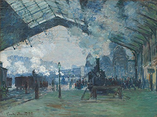 Claude Monet Gare Saint-Lazare poster impression d'art Medium de musée - 2