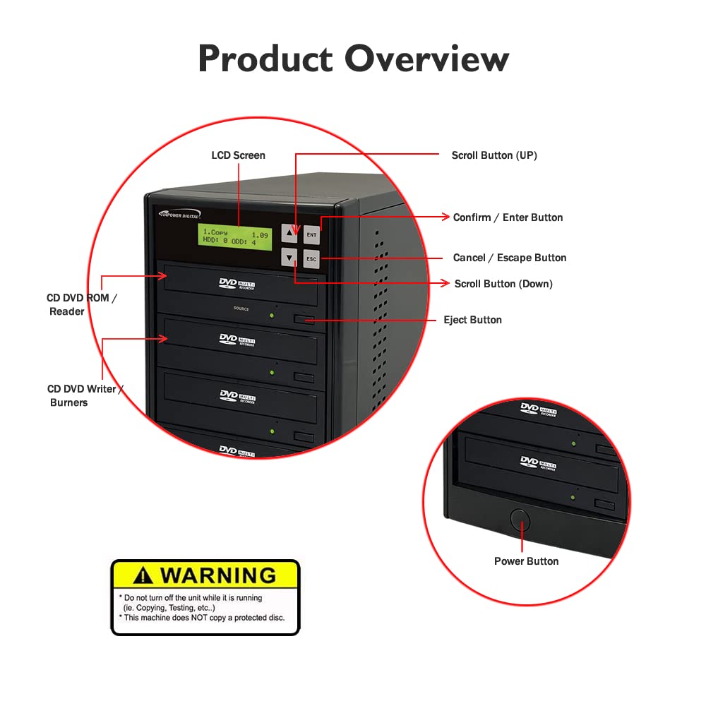 Amazon.com: Vinpower Digital Standard 1 to 3 Target 24x DVD CD