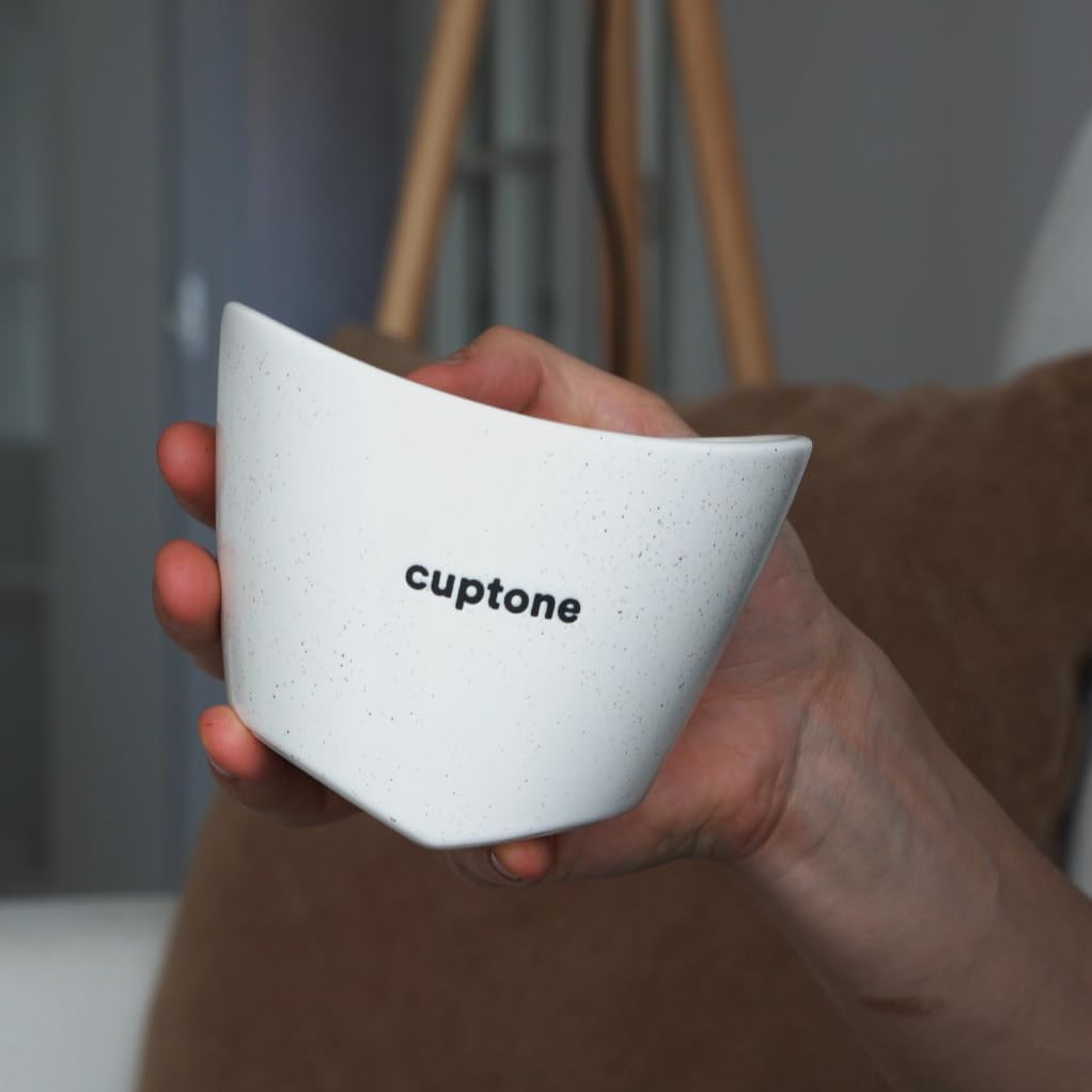 Teacup 16 oz (Dotted White)