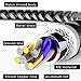 Micro USB Cable,XIAE 5Pack (3/3/6/6/10FT) Nylon Braided Fast Charging Cable Aluminum Housing USB Charger Android Cable for Samsung Galaxy S7 Edge S6 S5,Android Phone,LG G4,HTC and More-Black&White