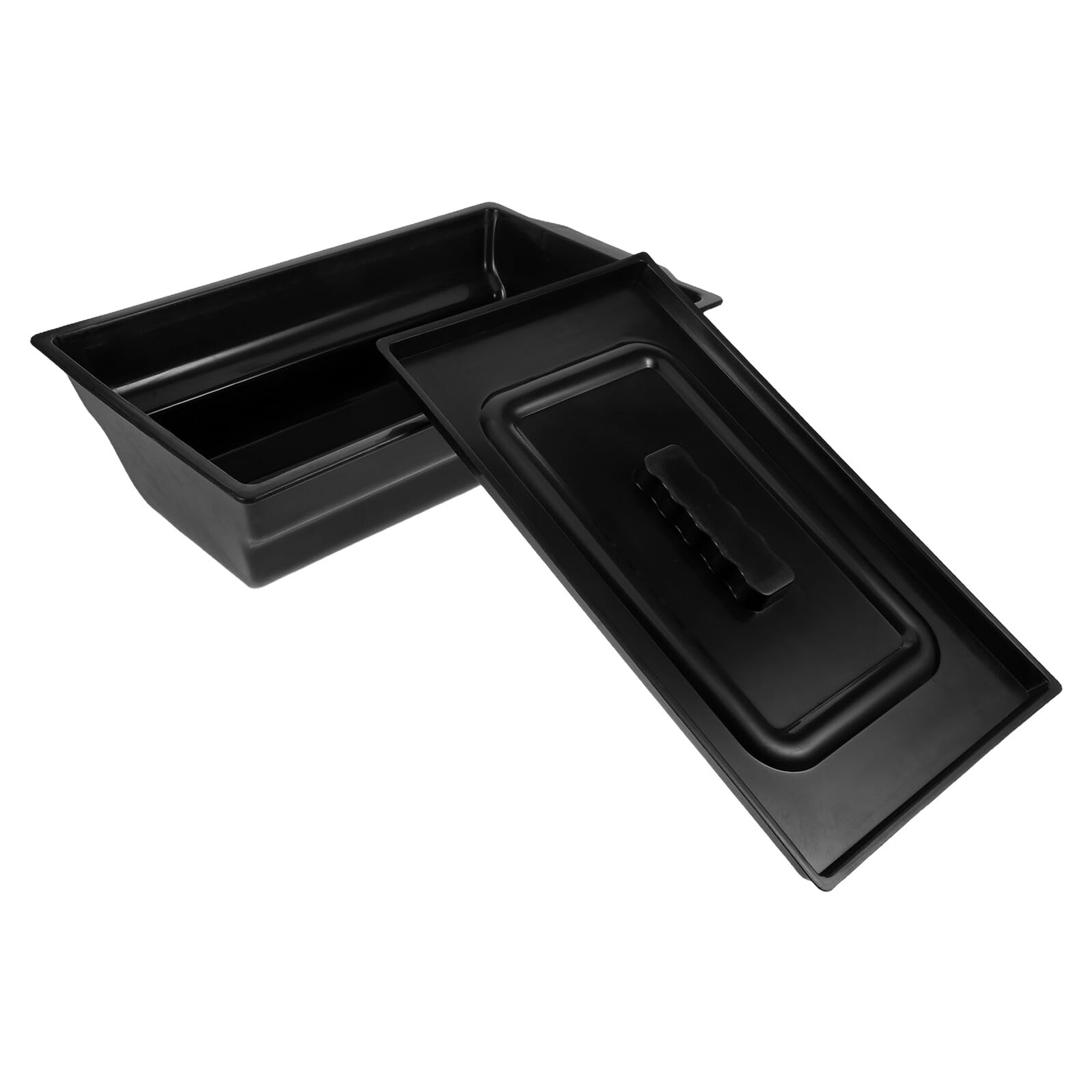 Orinal Portátil para Ancianos de Plástico Negro, Contorno Ergonómico