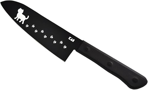Kai Corporation AB5801 Nyammy Santoku - Cuchillo de 6.5 pulgadas (6.496in), fácil cuidado