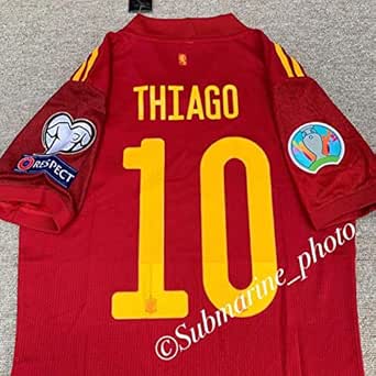 Amazon スペイン代表 22 Home ユニフォーム 10番 チアゴアルカンタラ アイドル 芸能人グッズ 通販