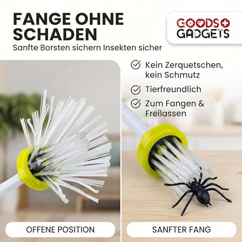 GOODS+GADGETS® Spinnenfänger 60cm Greifarm, tierlieber Spider Catcher – Ansicht 3