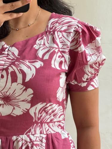 Image of Women's Rayon Printed Anarkali Kurta for Women and Girls, Regular Wear