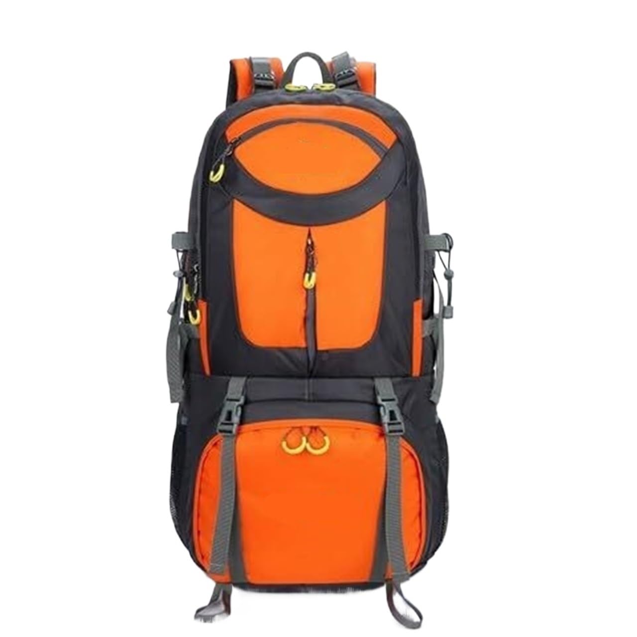Torba Kempingowa 60L Plecak Kempingowy Torba Górska Plecak Turystyczny Dla Mężczyzn I Kobiet Plecak Turystyczny(Oranje)