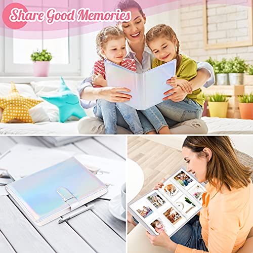 Ablus 256 Pockets Photo Album For Polaroid Snap Snaptouch Zip Mint Cameras Printers, Fujifilm Instax Mini 11 90 9 8+ 8 7S 70 50S 26 25 Liplay Instant Camera Film, Mini Link Sp-1 Printer (Magic Silver) #TOP6