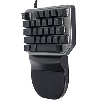 Amazon | 27キー片手キーボード メカニカルミニキーボード 快適