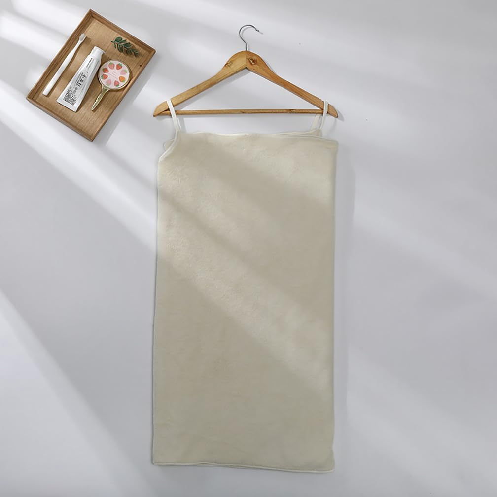 SJTJSPX Bath Wrap Towel Women Bathrobe Wrap For Spa/Shower/Sauna/Beach/Hotel/Gym Sling Bath Dress Towels Wrap Super Absorbent Bath Robe Sarong Towel Shower Skirt Towelling Robe Cover-Up - Image 3