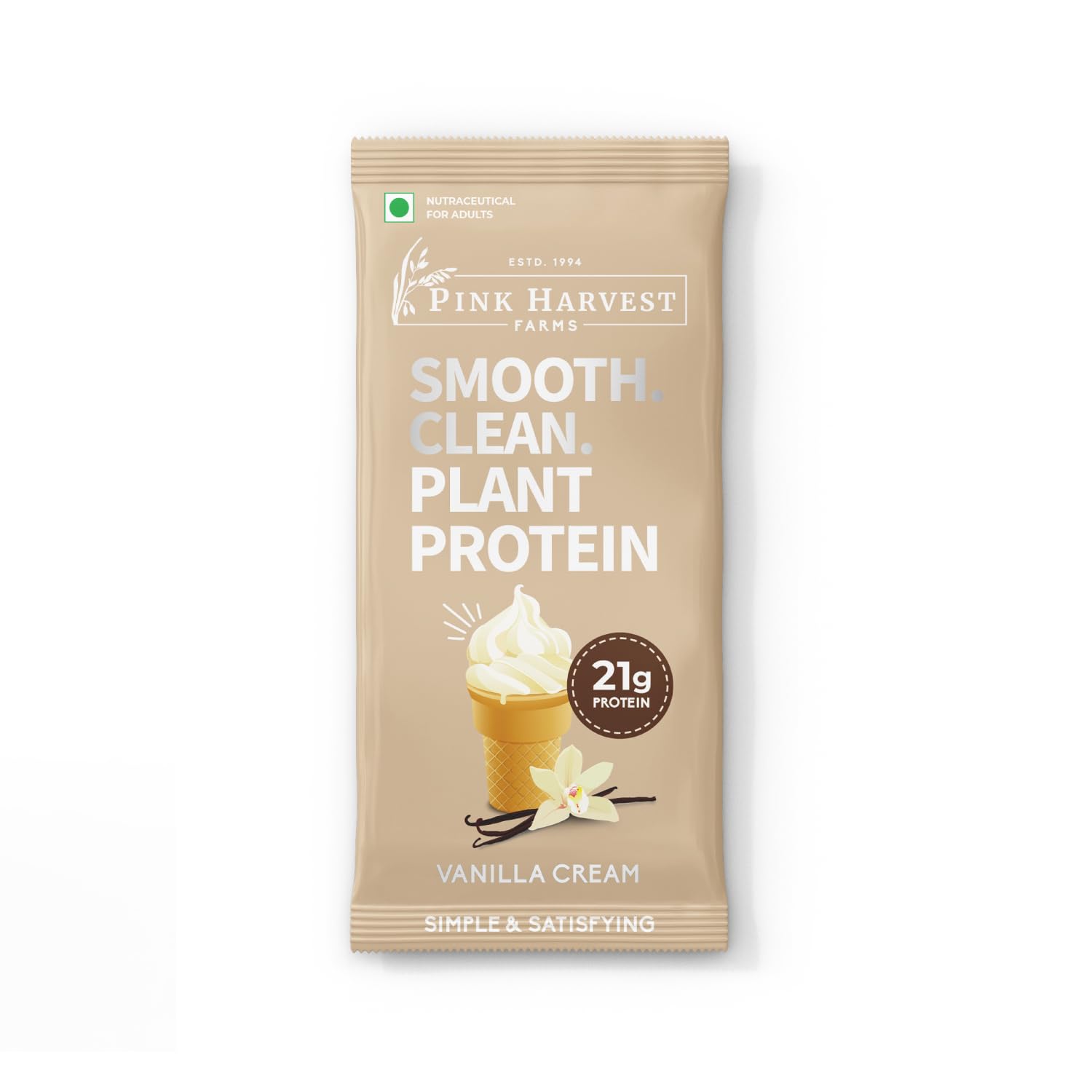 Pink Harvest Farms Smooth Clean Plant Protein | 21g Protein | Assorted Box Single Serve Sachets Box of 16 — Amazon image 8