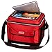 Coleman Soft Cooler Bag | Collapsible Design for Easy Storage | 40 Can Cooler, Red