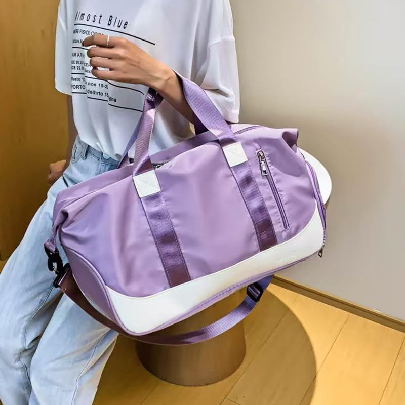 Gym Bag for Mazda CX-8 2024 2025, Multifunction Travel Backpack Dry Wet Shoulder Messenger with Independent Shoes Compartmen Waterproof Tote Bag for Sports Gym Travel,Purple3