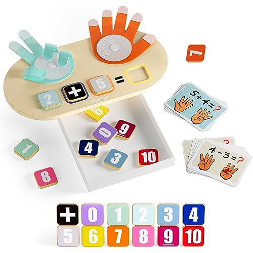TOP BRIGHT Montessori Math Learning Toy for 3 Years Old Children