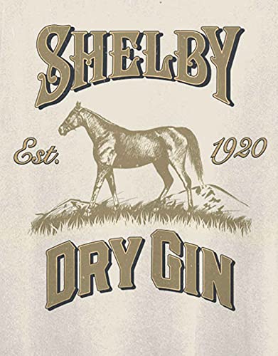 T-shirt Peaky Blinders imprimé logo vintage couleur naturelle coupe homme ajustée - 3