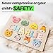 Zuzu Puzzle Custom Handmade Jigsaw Puzzle for Toddlers, Baby Boy and Girl 1st Birthday Gift, Boy, Girl One Year Old Gift, Preschool Learning Activities Vintage Wooden Toys, Zuzu Personalized Puzzle
