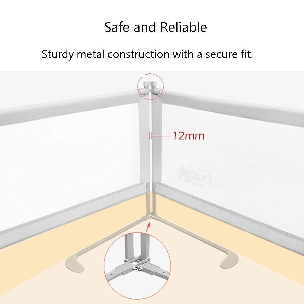 Barriera per Box per Bambini Ringhiera per Letto Ringhiera per Letto per Bambini Neonate Bambini Sicurezza per Bambini Ringhiera per Letto Giocattolo Completo (Dimensioni : Lunghez