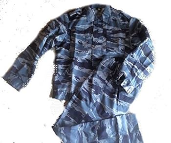 Amazon | ANA 実物 ロシア装備 ロシア軍 装備 迷彩服OMON ブルー