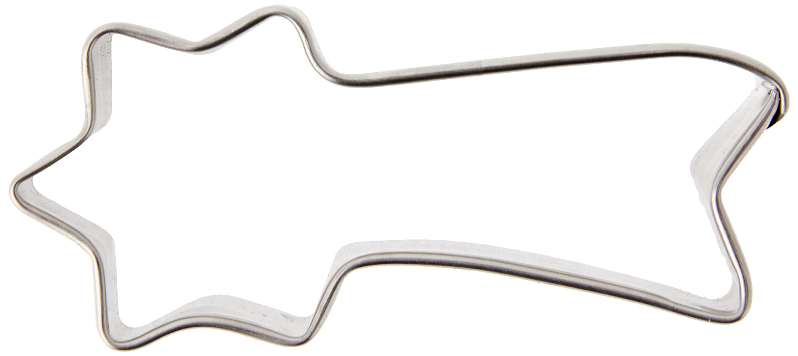 Zenker Cookie Cutter Patisserie comet 3.15x1.42x0.67cm in silver, Stainless Steel, 3.15 x 1.42 x 0.67cm
