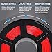 immagine 4SUNLU PETG 3D Printer Filament, 3D Printing PETG Filament 1.75 mm, Strong 3D Filament, 1KG Spool (2.2lbs), Red