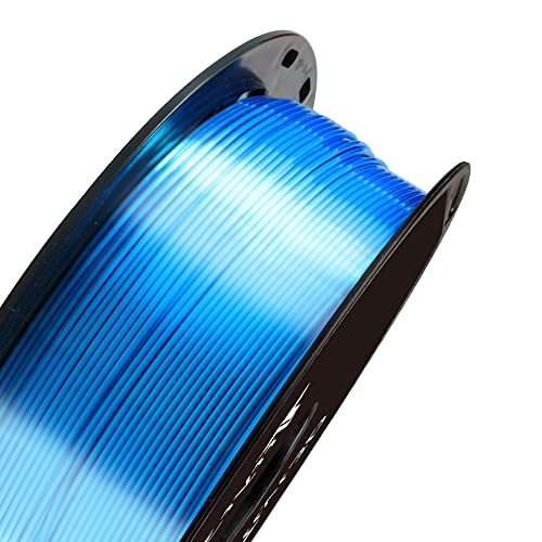 Image of Shine Blue PLA 3D Printer Filament 1.75mm 1KG 2.2LBS Spool Widely Compatible Silk 3D Printing Material TTYT3D