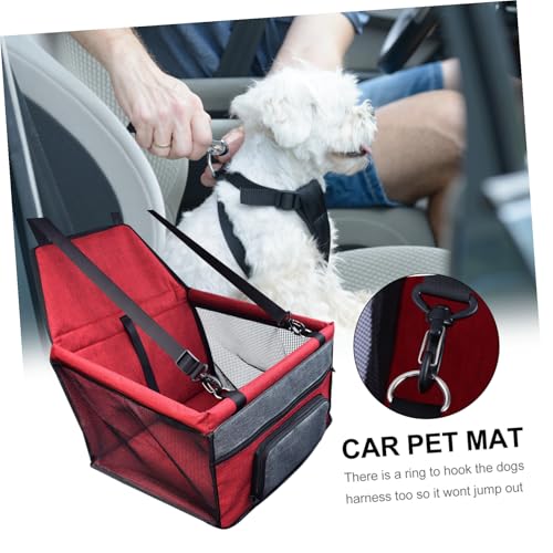 Siège auto pour chien DOITOOL réglable avec poche de rangement - 5