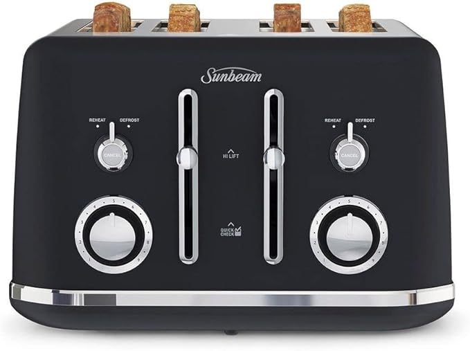 Sunbeam Alinea 4Slice Toaster with High Lift Wide Slots